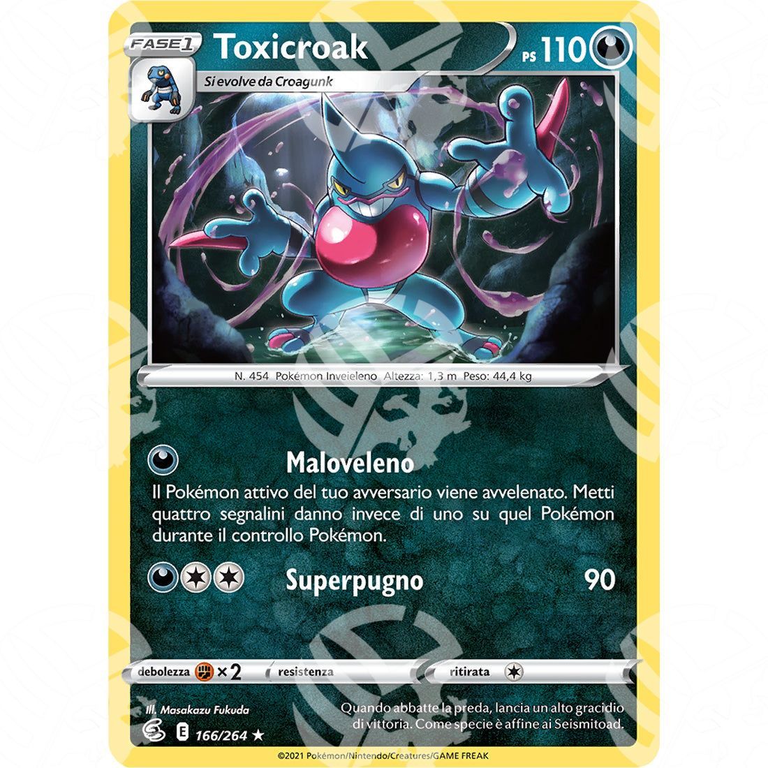 Colpo Fusione - Toxicroak - 166/264 - Warcard - Colpo Fusione - Toxicroak - 166/264 i prezzi più bassi sul mercato, solo da www.warcardshop.com! Carte singole, box, buste e mazzi.