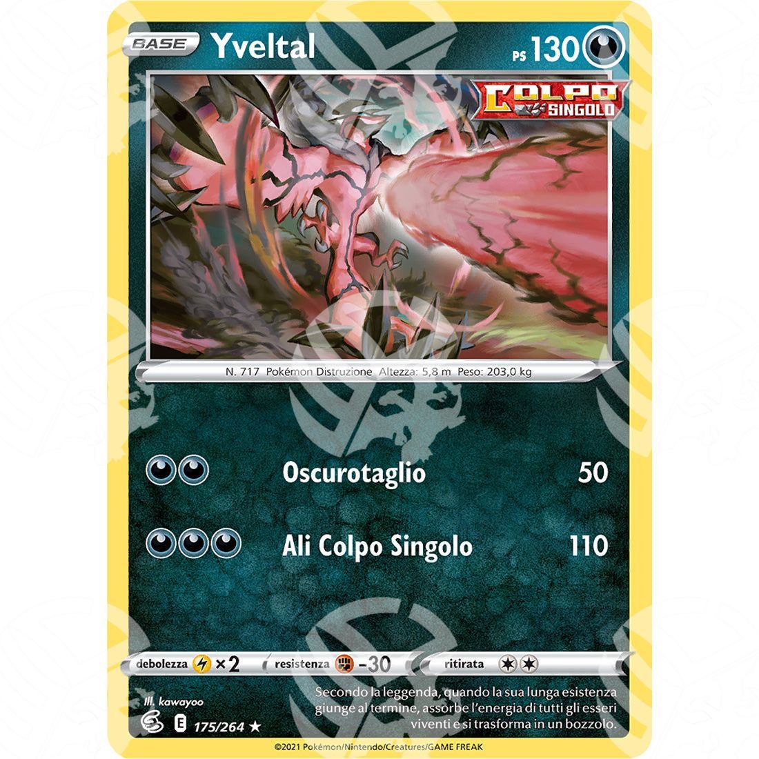 Colpo Fusione - Yveltal - 175/264 - Warcard - Colpo Fusione - Yveltal - 175/264 i prezzi più bassi sul mercato, solo da www.warcardshop.com! Carte singole, box, buste e mazzi.