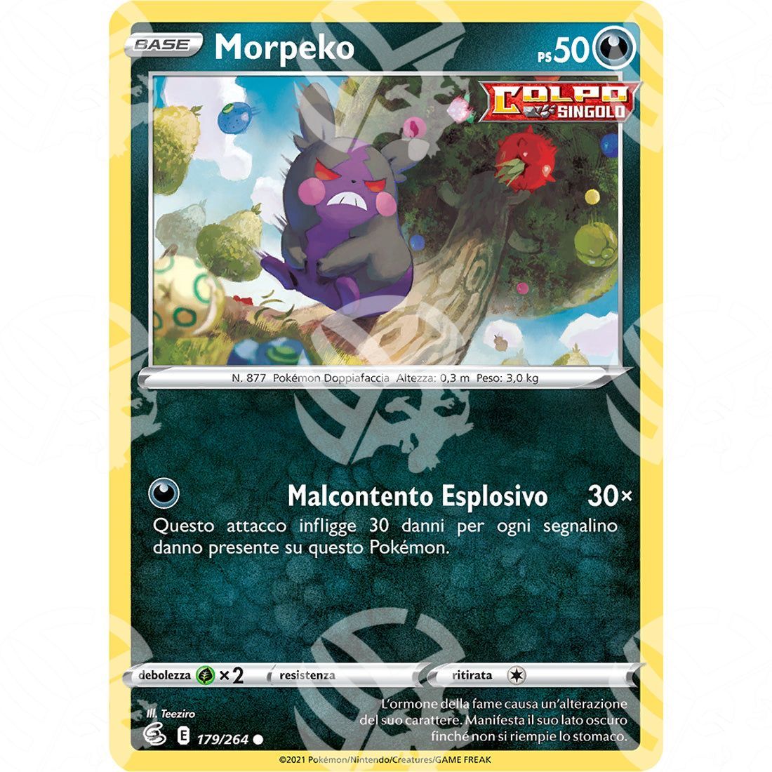 Colpo Fusione - Morpeko - 179/264 - Warcard - Colpo Fusione - Morpeko - 179/264 i prezzi più bassi sul mercato, solo da www.warcardshop.com! Carte singole, box, buste e mazzi.