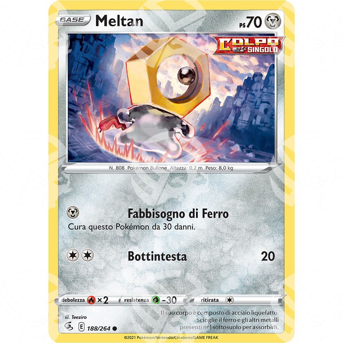 Colpo Fusione - Meltan - 188/264 - Warcard - Colpo Fusione - Meltan - 188/264 i prezzi più bassi sul mercato, solo da www.warcardshop.com! Carte singole, box, buste e mazzi.