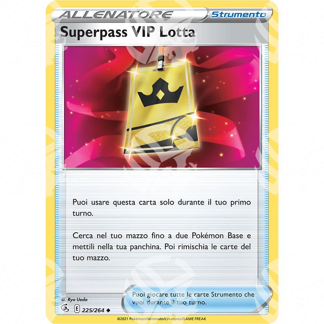 Colpo Fusione - Battle VIP Pass - 225/264 - Warcard - Colpo Fusione - Battle VIP Pass - 225/264 i prezzi più bassi sul mercato, solo da www.warcardshop.com! Carte singole, box, buste e mazzi.