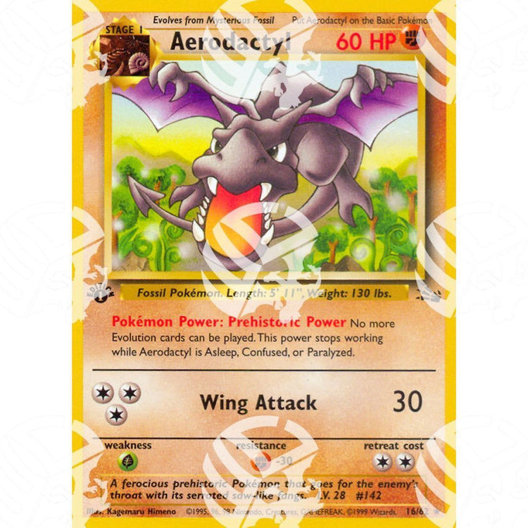 Fossil - Aerodactyl - 16/62 - Warcard - Fossil - Aerodactyl - 16/62 i prezzi più bassi sul mercato, solo da www.warcardshop.com! Carte singole, box, buste e mazzi.