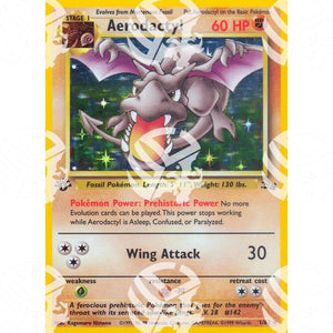 Fossil - Aerodactyl - Holo Rare 1/62 - Warcard - Fossil - Aerodactyl - Holo Rare 1/62 i prezzi più bassi sul mercato, solo da www.warcardshop.com! Carte singole, box, buste e mazzi.