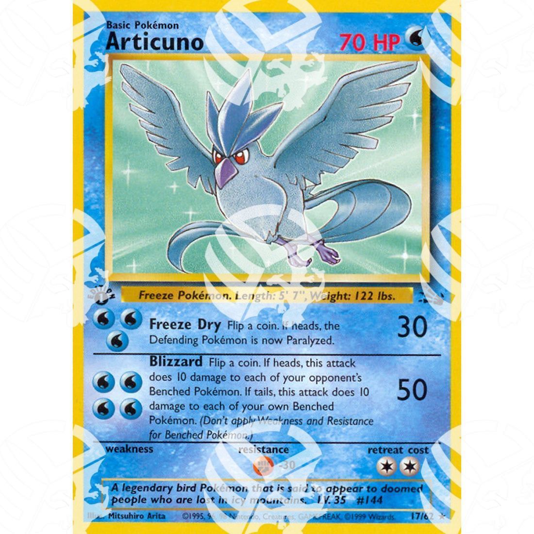 Fossil - Articuno - 17/62 - Warcard - Fossil - Articuno - 17/62 i prezzi più bassi sul mercato, solo da www.warcardshop.com! Carte singole, box, buste e mazzi.