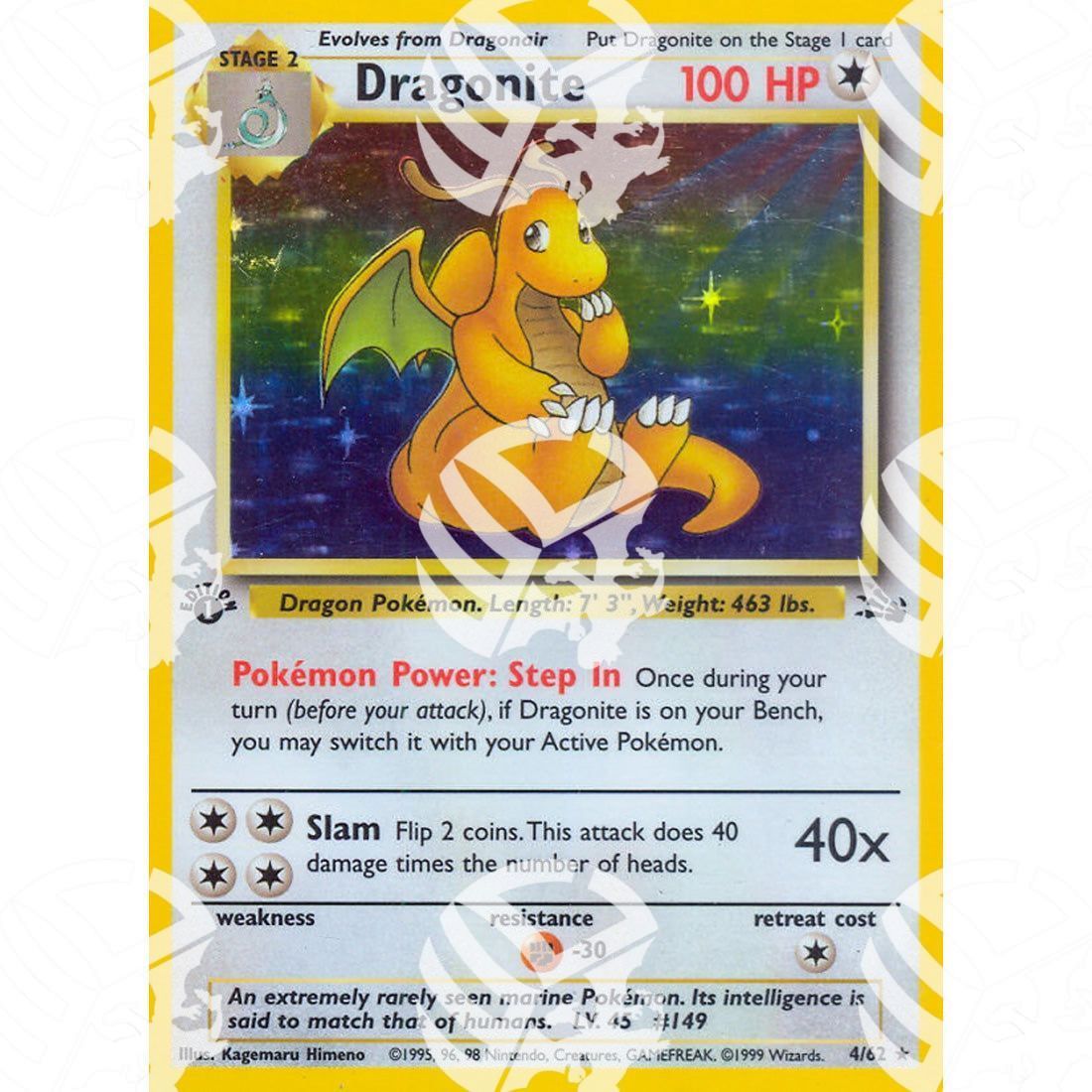 Fossil - Dragonite - Holo Rare 4/62 - Warcard - Fossil - Dragonite - Holo Rare 4/62 i prezzi più bassi sul mercato, solo da www.warcardshop.com! Carte singole, box, buste e mazzi.