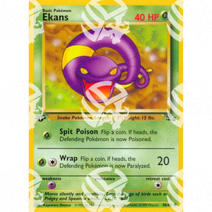 Fossil - Ekans - 46/62 - Warcard - Fossil - Ekans - 46/62 i prezzi più bassi sul mercato, solo da www.warcardshop.com! Carte singole, box, buste e mazzi.