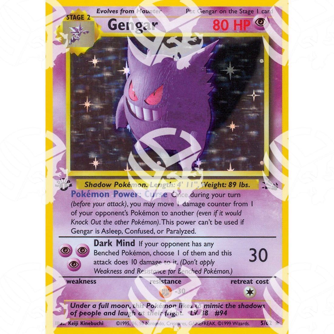 Fossil - Gengar - Holo Rare 5/62 - Warcard - Fossil - Gengar - Holo Rare 5/62 i prezzi più bassi sul mercato, solo da www.warcardshop.com! Carte singole, box, buste e mazzi.