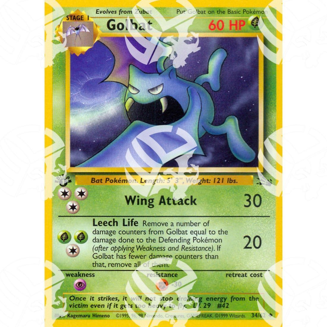 Fossil - Golbat - 34/62 - Warcard - Fossil - Golbat - 34/62 i prezzi più bassi sul mercato, solo da www.warcardshop.com! Carte singole, box, buste e mazzi.