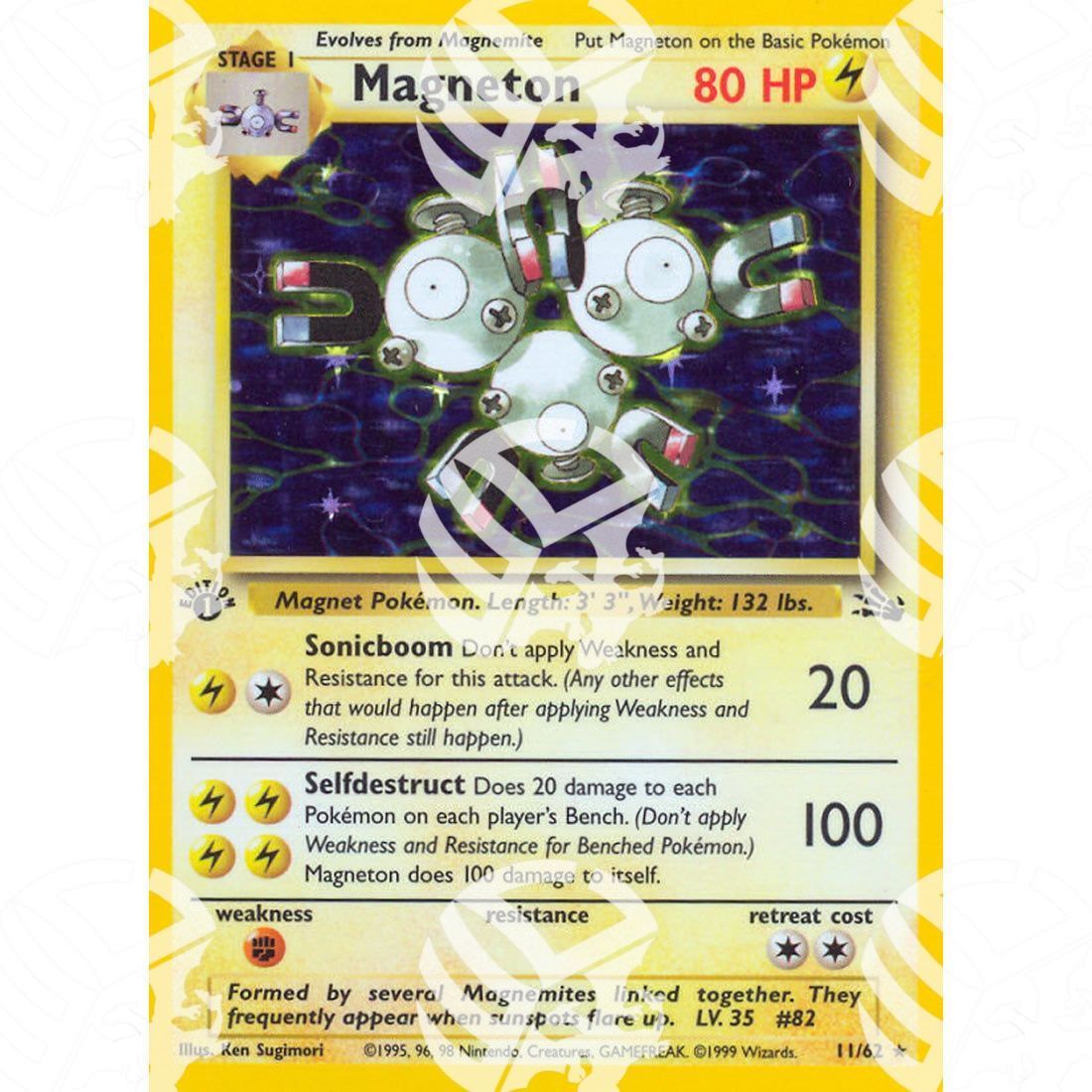 Fossil - Magneton - Holo Rare 11/62 - Warcard - Fossil - Magneton - Holo Rare 11/62 i prezzi più bassi sul mercato, solo da www.warcardshop.com! Carte singole, box, buste e mazzi.