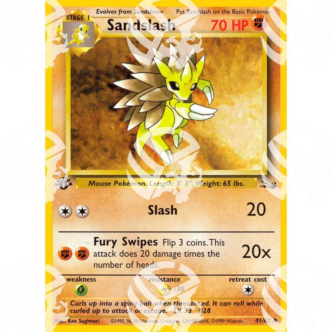 Fossil - Sandslash - 41/62 - Warcard - Fossil - Sandslash - 41/62 i prezzi più bassi sul mercato, solo da www.warcardshop.com! Carte singole, box, buste e mazzi.