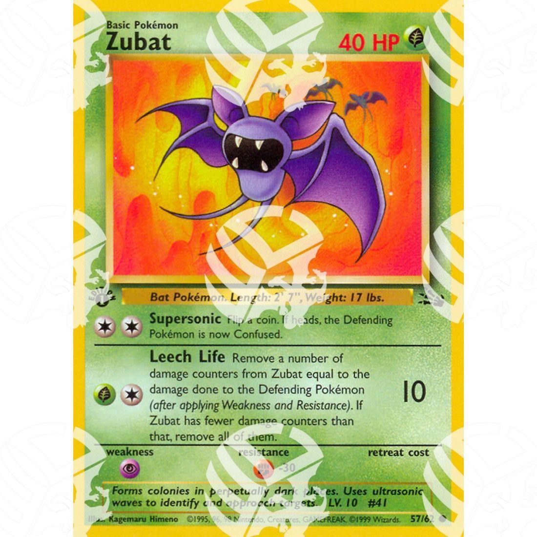 Fossil - Zubat - 57/62 - Warcard - Fossil - Zubat - 57/62 i prezzi più bassi sul mercato, solo da www.warcardshop.com! Carte singole, box, buste e mazzi.