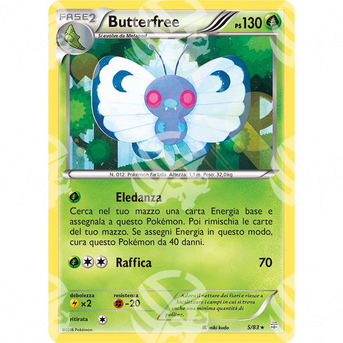 Generazioni - Butterfree - Holo Rare 5/83 - Warcard - Generazioni - Butterfree - Holo Rare 5/83 i prezzi più bassi sul mercato, solo da www.warcardshop.com! Carte singole, box, buste e mazzi.