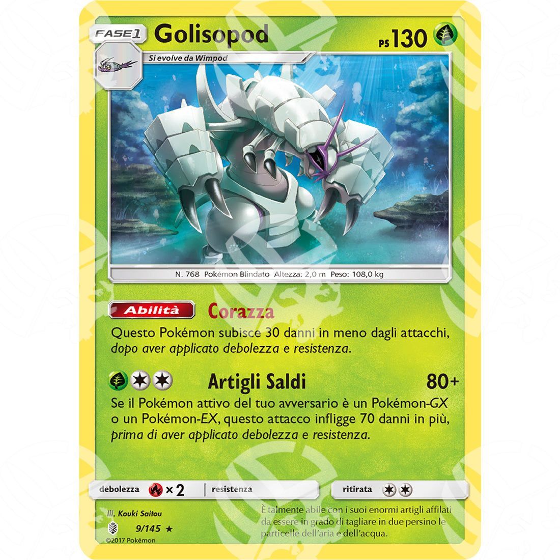 Guardiani Nascenti - Golisopod - Holo Rare 9/145 - Warcard - Guardiani Nascenti - Golisopod - Holo Rare 9/145 i prezzi più bassi sul mercato, solo da www.warcardshop.com! Carte singole, box, buste e mazzi.