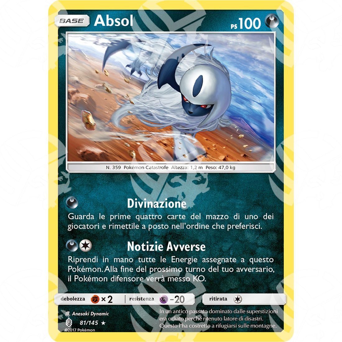 Guardiani Nascenti - Absol - Holo Rare 81/145 - Warcard - Guardiani Nascenti - Absol - Holo Rare 81/145 i prezzi più bassi sul mercato, solo da www.warcardshop.com! Carte singole, box, buste e mazzi.