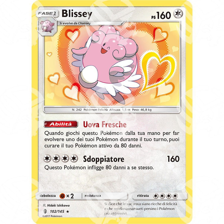 Guardiani Nascenti - Blissey - Holo Rare 102/145 - Warcard - Guardiani Nascenti - Blissey - Holo Rare 102/145 i prezzi più bassi sul mercato, solo da www.warcardshop.com! Carte singole, box, buste e mazzi.