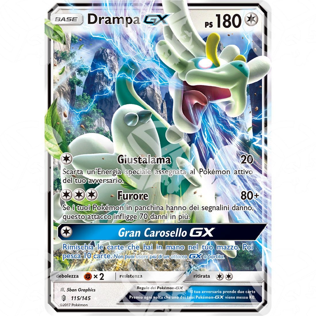 Guardiani Nascenti - Drampa GX - Holo Rare 115/145 - Warcard - Guardiani Nascenti - Drampa GX - Holo Rare 115/145 i prezzi più bassi sul mercato, solo da www.warcardshop.com! Carte singole, box, buste e mazzi.