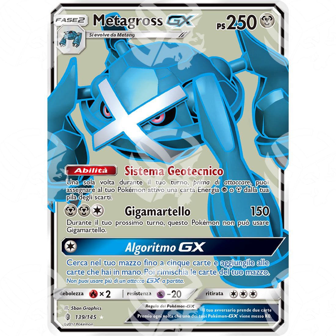 Guardiani Nascenti - Metagross GX - Ultra Rare 139/145 - Warcard - Guardiani Nascenti - Metagross GX - Ultra Rare 139/145 i prezzi più bassi sul mercato, solo da www.warcardshop.com! Carte singole, box, buste e mazzi.