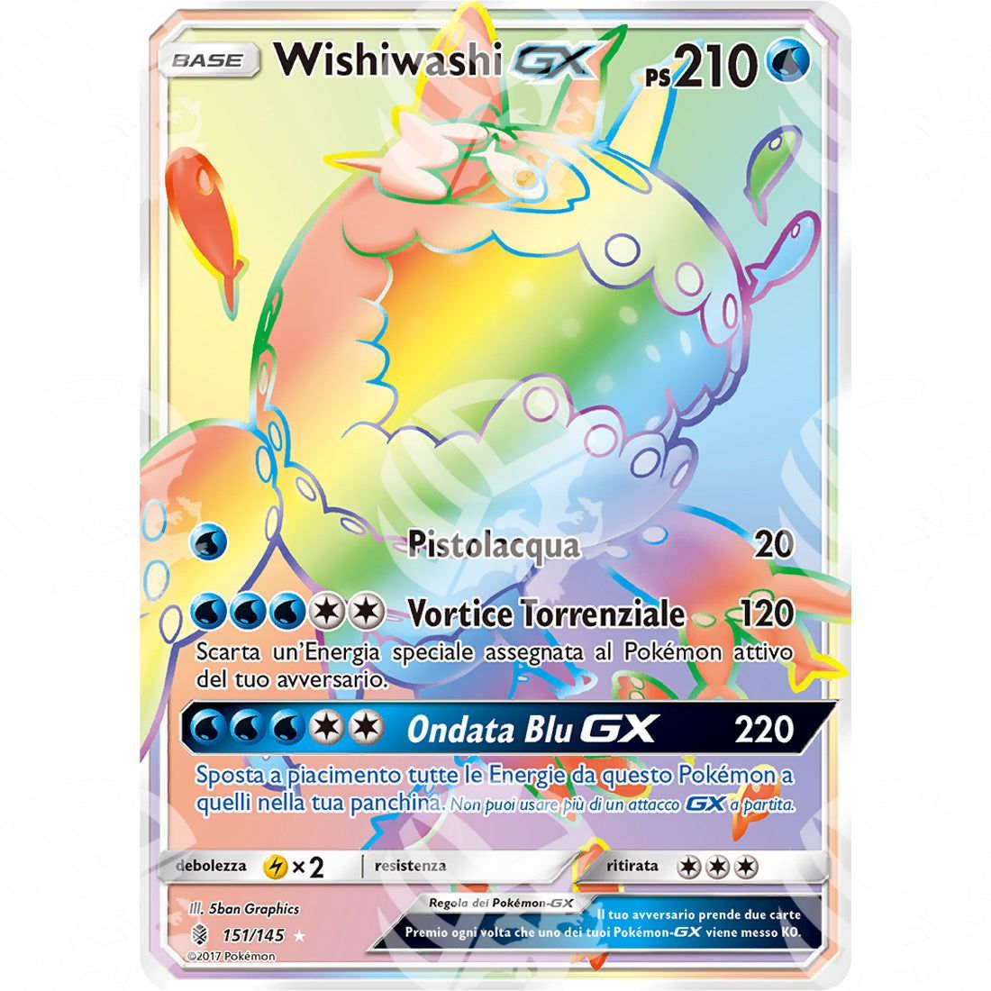 Guardiani Nascenti - Wishiwashi GX - Rainbow Rare 151/145 - Warcard - Guardiani Nascenti - Wishiwashi GX - Rainbow Rare 151/145 i prezzi più bassi sul mercato, solo da www.warcardshop.com! Carte singole, box, buste e mazzi.