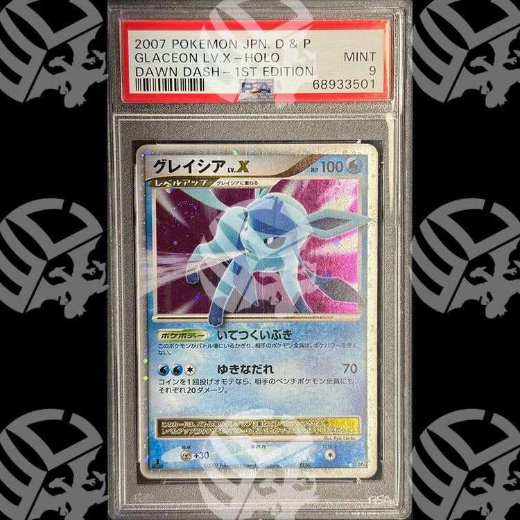 Glaceon Lv.X Dawn Dash 1°Ed. - PSA 9 - Warcard - Gradate i prezzi più bassi sul mercato, solo da www.warcardshop.com! Carte singole, box, buste e mazzi.