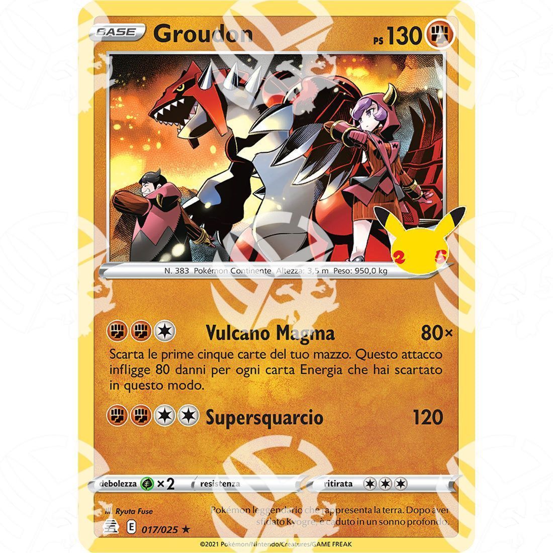 Gran Festa - Groudon - Warcard - Gran Festa - Groudon i prezzi più bassi sul mercato, solo da www.warcardshop.com! Carte singole, box, buste e mazzi.