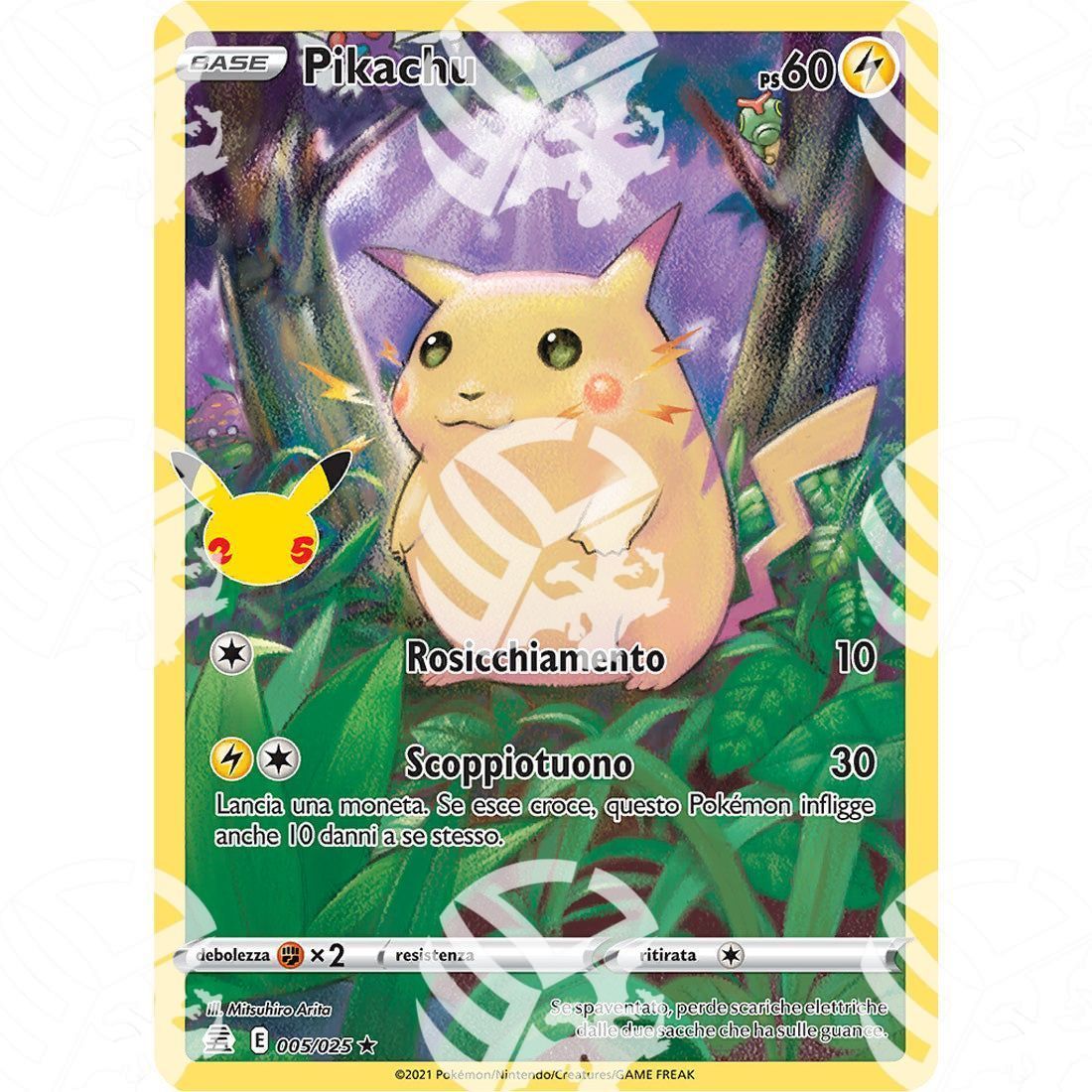 Gran Festa - Pikachu - Holo Rare 005/025 - Warcard - Gran Festa - Pikachu - Holo Rare 005/025 i prezzi più bassi sul mercato, solo da www.warcardshop.com! Carte singole, box, buste e mazzi.