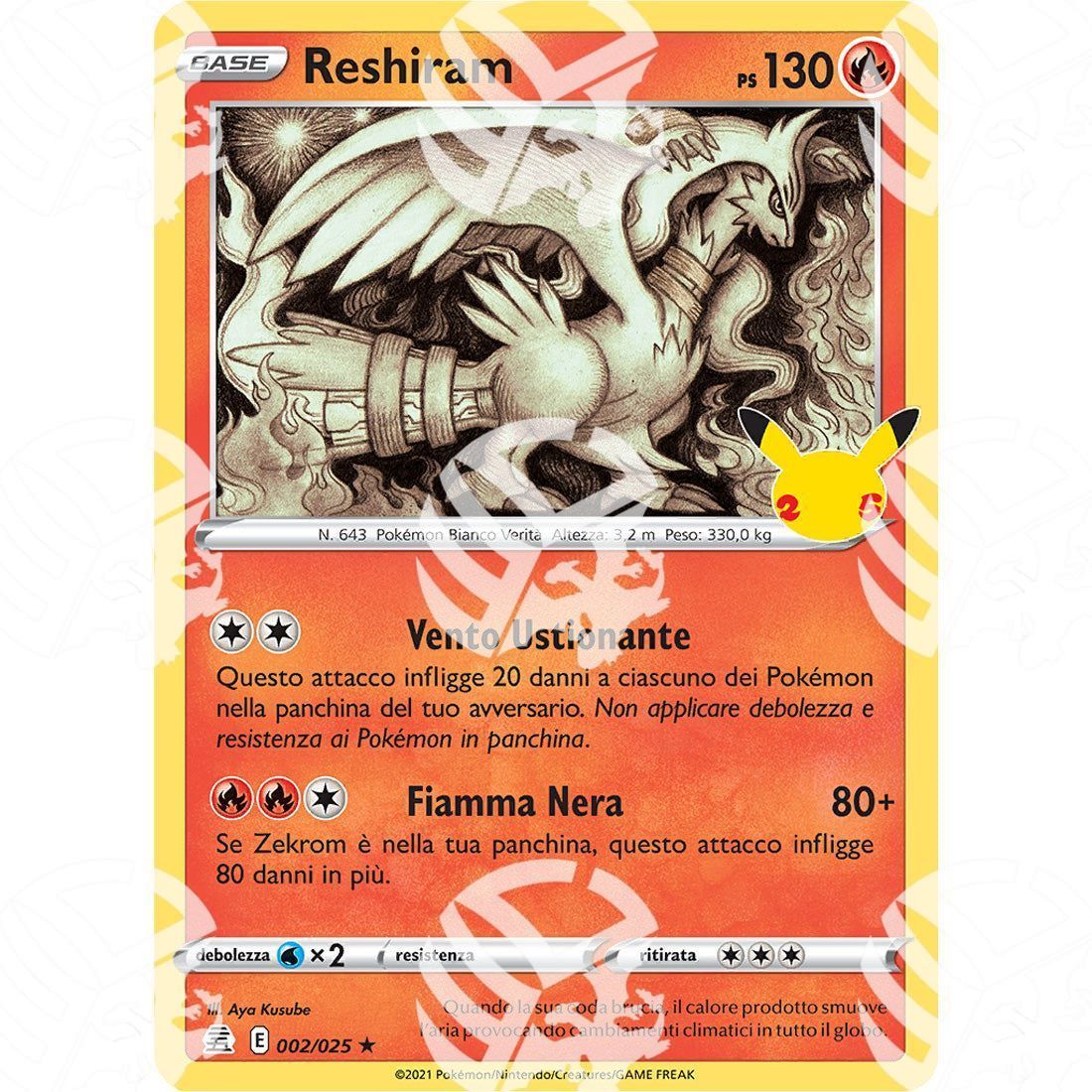 Gran Festa - Reshiram - Holo Rare 002/025 - Warcard - Gran Festa - Reshiram - Holo Rare 002/025 i prezzi più bassi sul mercato, solo da www.warcardshop.com! Carte singole, box, buste e mazzi.