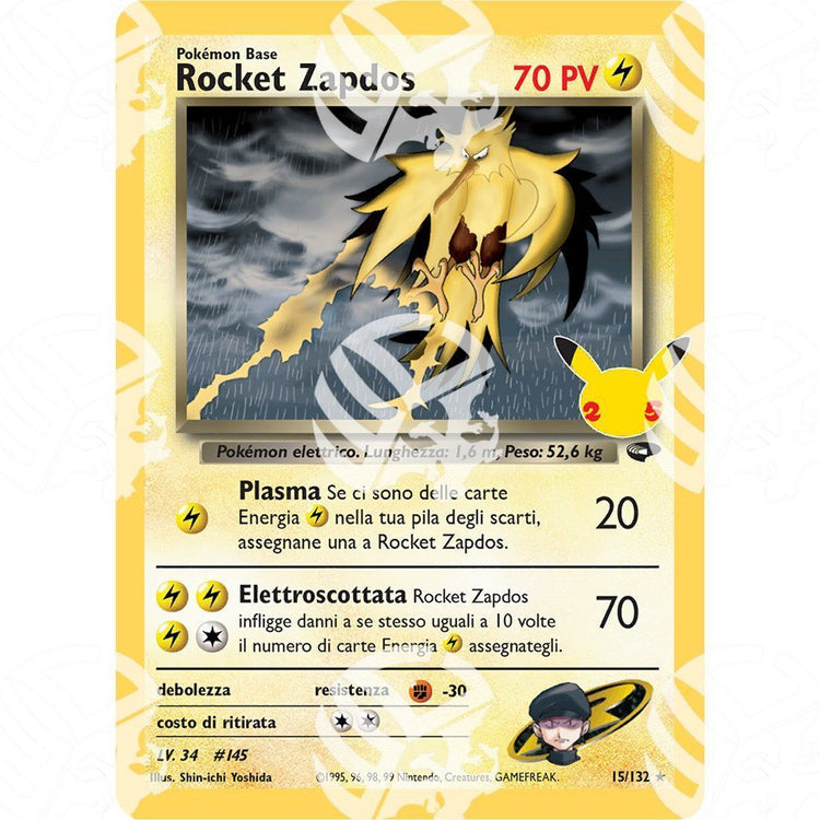 Gran Festa - Rocket's Zapdos - 15/132 - Warcard - Gran Festa - Rocket's Zapdos - 15/132 i prezzi più bassi sul mercato, solo da www.warcardshop.com! Carte singole, box, buste e mazzi.