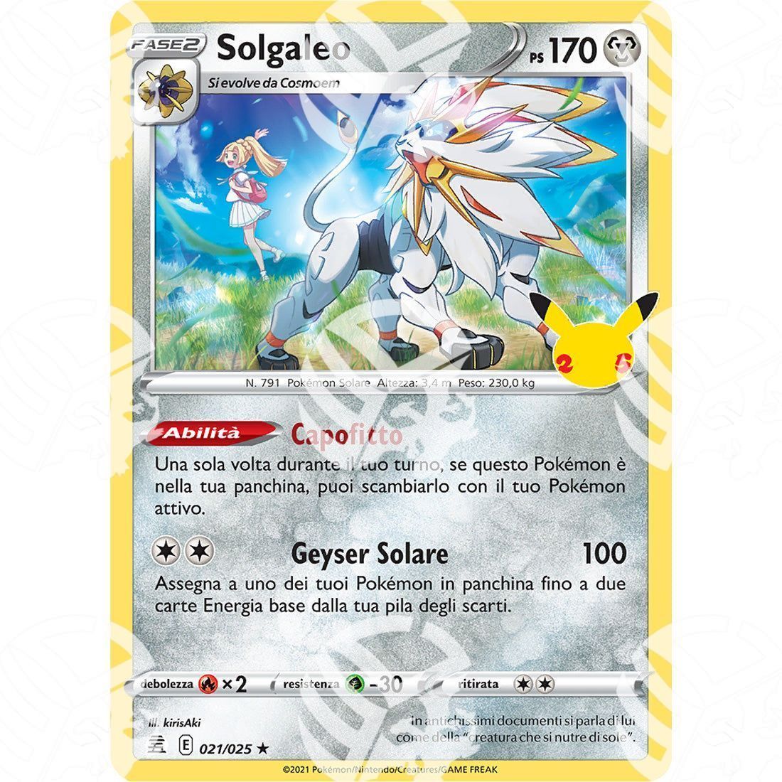 Gran Festa - Solgaleo - Warcard - Gran Festa - Solgaleo i prezzi più bassi sul mercato, solo da www.warcardshop.com! Carte singole, box, buste e mazzi.