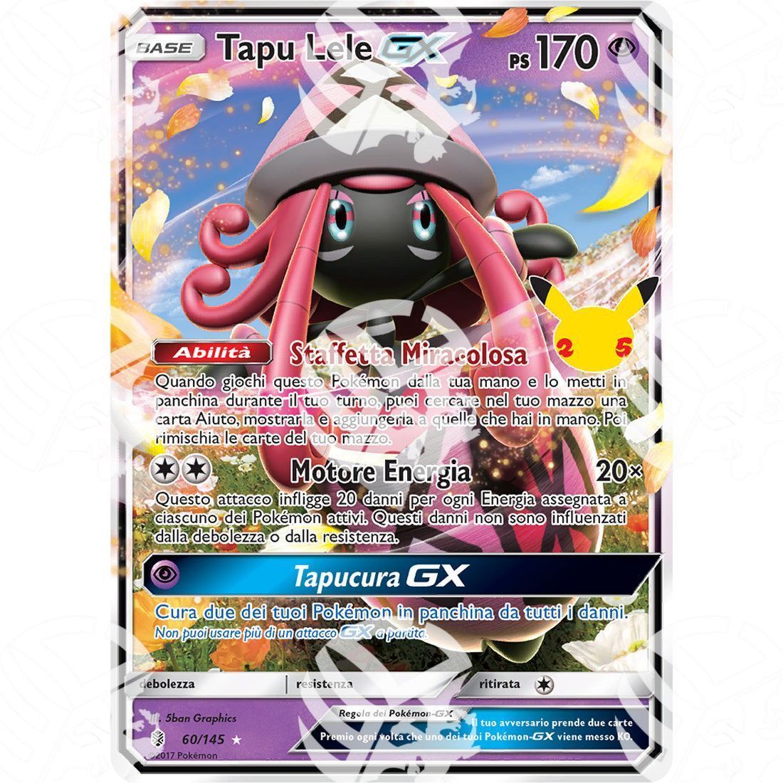 Gran Festa - Tapu Lele GX - 60/145 - Warcard - Gran Festa - Tapu Lele GX - 60/145 i prezzi più bassi sul mercato, solo da www.warcardshop.com! Carte singole, box, buste e mazzi.