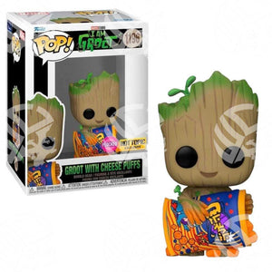 Groot with Cheese Puffs 9cm Special Edition Flocked - Warcard - Funko Pop i prezzi più bassi sul mercato, solo da www.warcardshop.com! Carte singole, box, buste e mazzi.