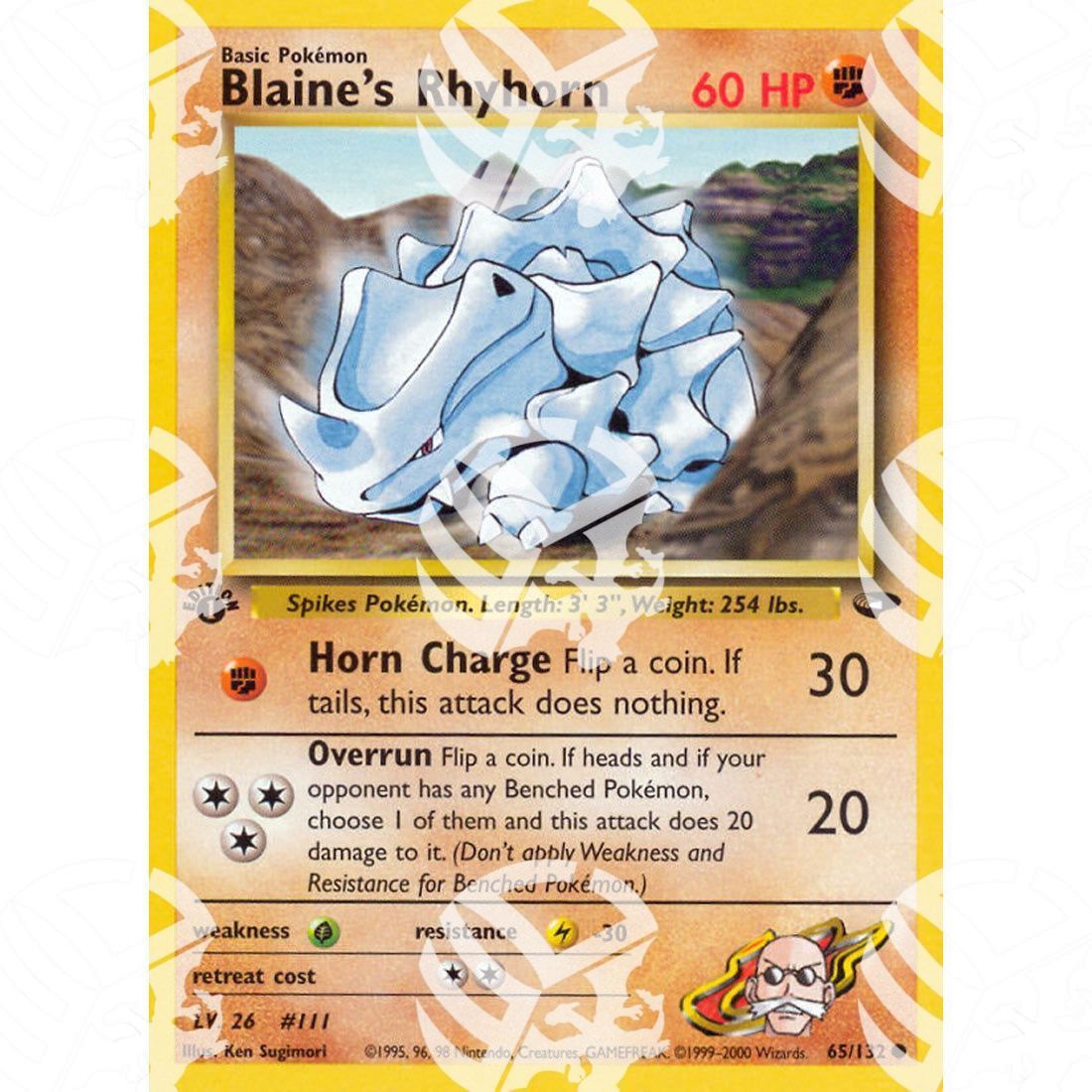 Gym Challenge - Blaine's Rhyhorn - 65/132 - Warcard - Gym Challenge - Blaine's Rhyhorn - 65/132 i prezzi più bassi sul mercato, solo da www.warcardshop.com! Carte singole, box, buste e mazzi.