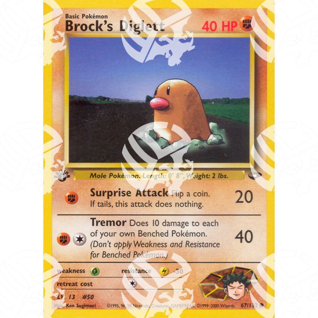 Gym Challenge - Brock's Diglett - 67/132 - Warcard - Gym Challenge - Brock's Diglett - 67/132 i prezzi più bassi sul mercato, solo da www.warcardshop.com! Carte singole, box, buste e mazzi.