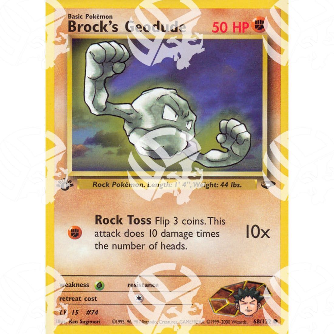 Gym Challenge - Brock's Geodude - 68/132 - Warcard - Gym Challenge - Brock's Geodude - 68/132 i prezzi più bassi sul mercato, solo da www.warcardshop.com! Carte singole, box, buste e mazzi.