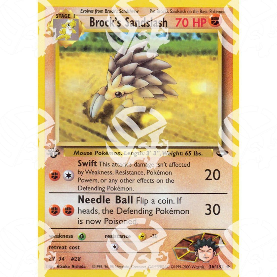 Gym Challenge - Brock's Sandslash - 36/132 - Warcard - Gym Challenge - Brock's Sandslash - 36/132 i prezzi più bassi sul mercato, solo da www.warcardshop.com! Carte singole, box, buste e mazzi.