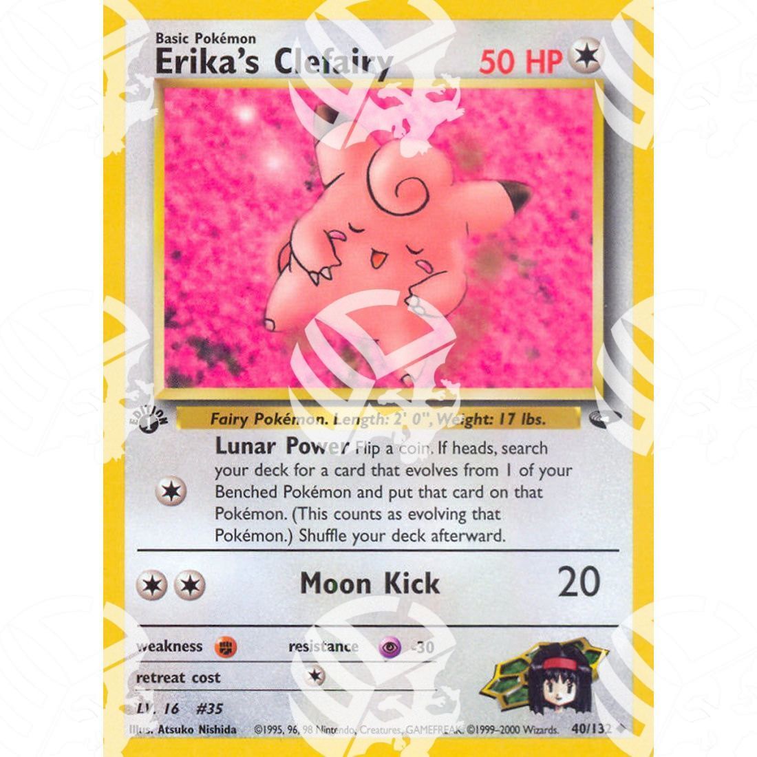 Gym Challenge - Erika's Clefairy - 40/132 - Warcard - Gym Challenge - Erika's Clefairy - 40/132 i prezzi più bassi sul mercato, solo da www.warcardshop.com! Carte singole, box, buste e mazzi.