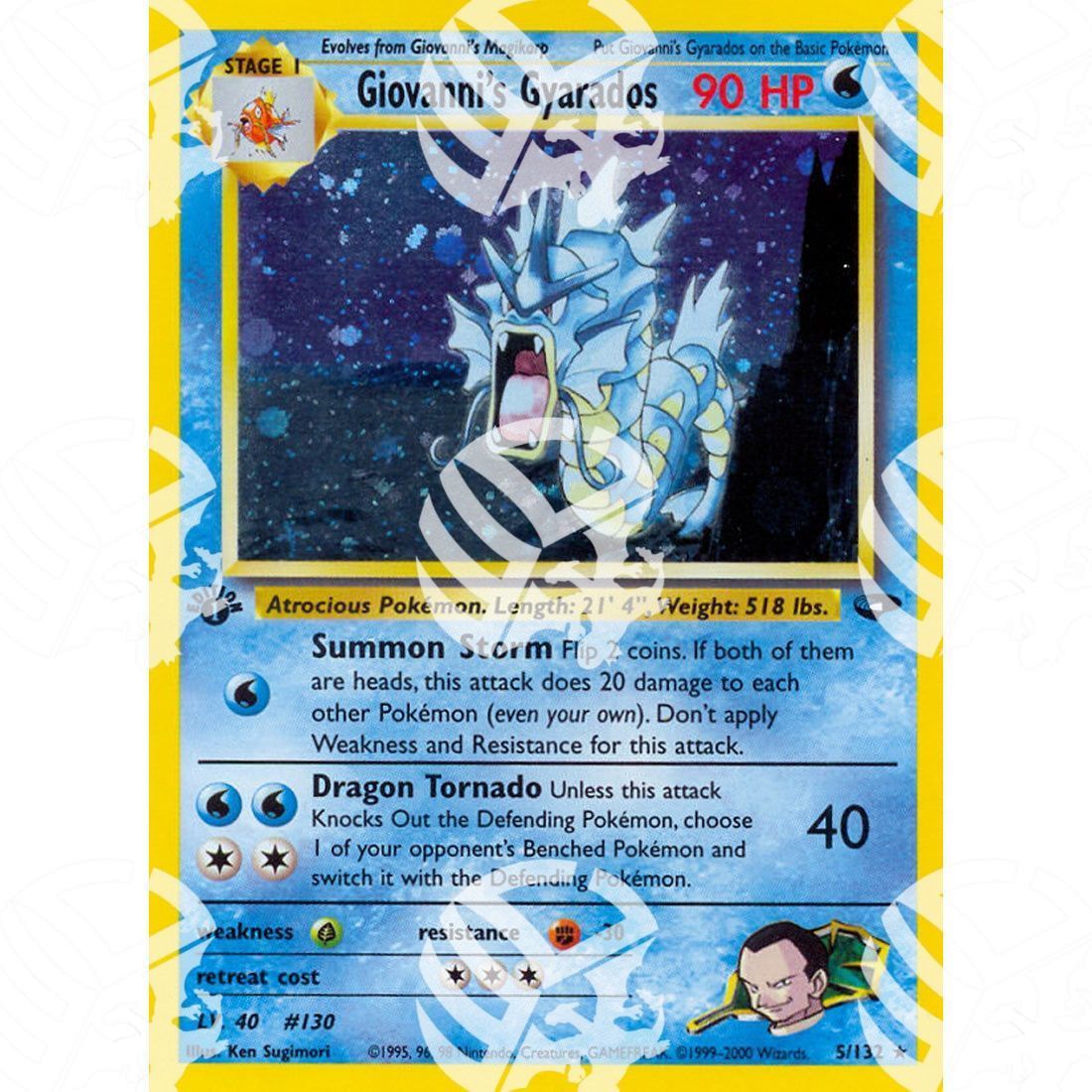 Gym Challenge - Giovanni's Gyarados - Holo Rare 5/132 - Warcard - Gym Challenge - Giovanni's Gyarados - Holo Rare 5/132 i prezzi più bassi sul mercato, solo da www.warcardshop.com! Carte singole, box, buste e mazzi.