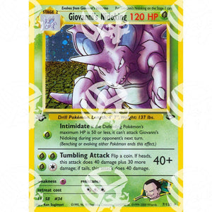 Gym Challenge - Giovanni's Nidoking - Holo Rare 7/132 - Warcard - Gym Challenge - Giovanni's Nidoking - Holo Rare 7/132 i prezzi più bassi sul mercato, solo da www.warcardshop.com! Carte singole, box, buste e mazzi.