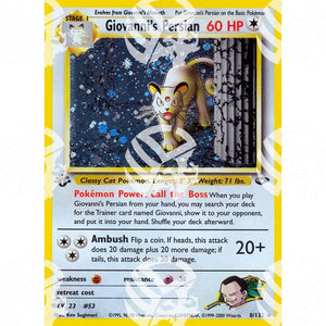 Gym Challenge - Giovanni's Persian - Holo Rare 8/132 - Warcard - Gym Challenge - Giovanni's Persian - Holo Rare 8/132 i prezzi più bassi sul mercato, solo da www.warcardshop.com! Carte singole, box, buste e mazzi.