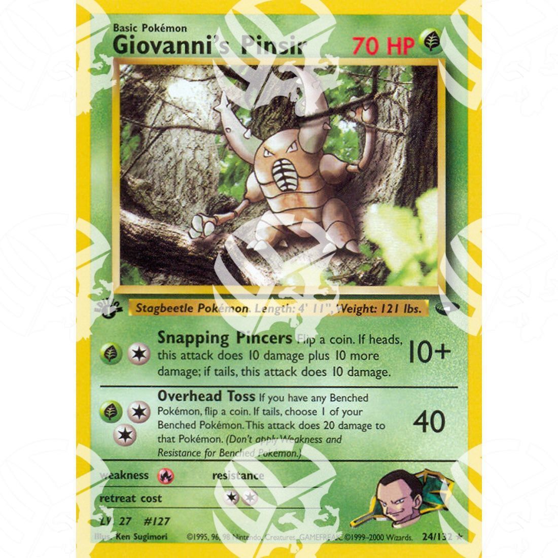 Gym Challenge - Giovanni's Pinsir - 24/132 - Warcard - Gym Challenge - Giovanni's Pinsir - 24/132 i prezzi più bassi sul mercato, solo da www.warcardshop.com! Carte singole, box, buste e mazzi.