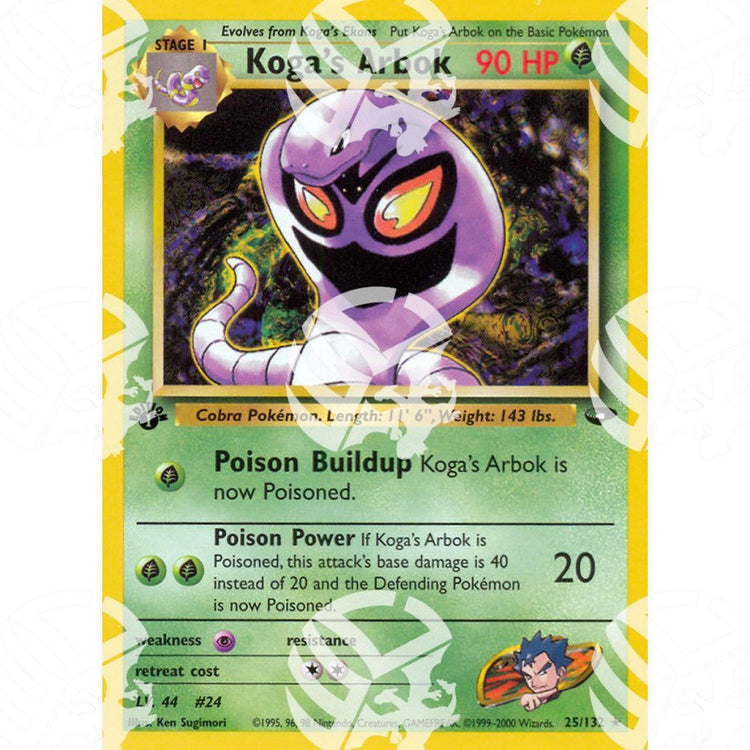 Gym Challenge - Koga's Arbok - 25/132 - Warcard - Gym Challenge - Koga's Arbok - 25/132 i prezzi più bassi sul mercato, solo da www.warcardshop.com! Carte singole, box, buste e mazzi.