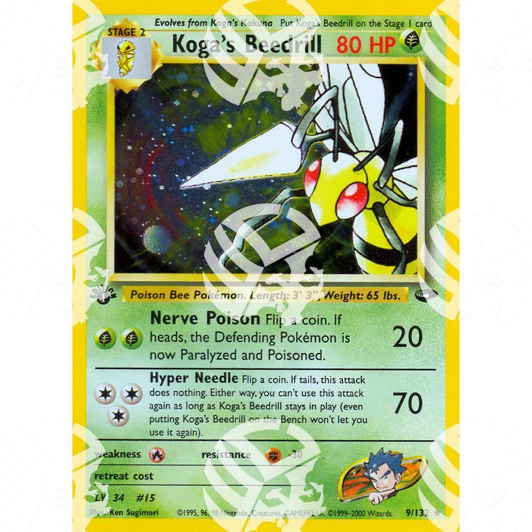 Gym Challenge - Koga's Beedrill - Holo Rare 9/132 - Warcard - Gym Challenge - Koga's Beedrill - Holo Rare 9/132 i prezzi più bassi sul mercato, solo da www.warcardshop.com! Carte singole, box, buste e mazzi.