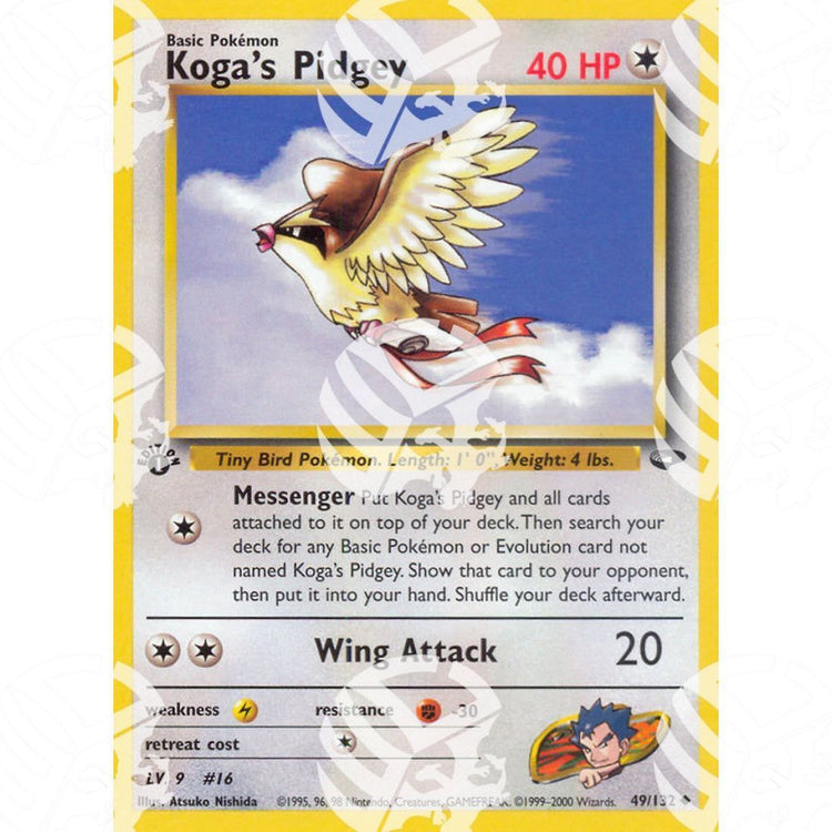 Gym Challenge - Koga's Pidgey - 49/132 - Warcard - Gym Challenge - Koga's Pidgey - 49/132 i prezzi più bassi sul mercato, solo da www.warcardshop.com! Carte singole, box, buste e mazzi.