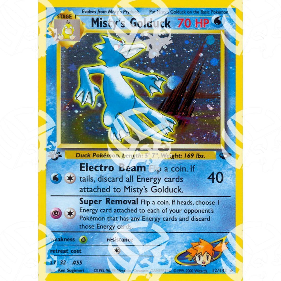 Gym Challenge - Misty's Golduck - Holo Rare 12/132 - Warcard - Gym Challenge - Misty's Golduck - Holo Rare 12/132 i prezzi più bassi sul mercato, solo da www.warcardshop.com! Carte singole, box, buste e mazzi.