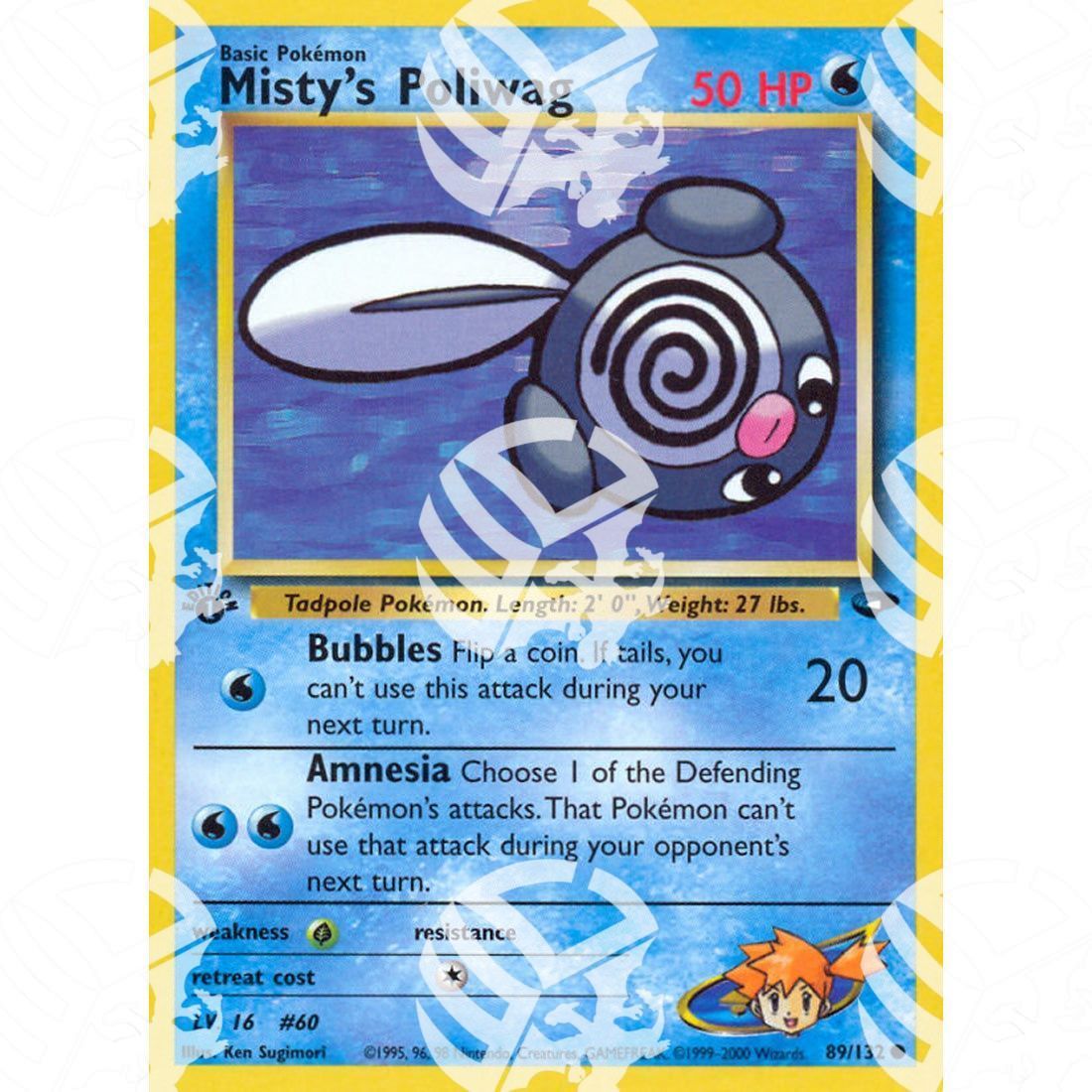 Gym Challenge - Misty's Poliwag - 89/132 - Warcard - Gym Challenge - Misty's Poliwag - 89/132 i prezzi più bassi sul mercato, solo da www.warcardshop.com! Carte singole, box, buste e mazzi.