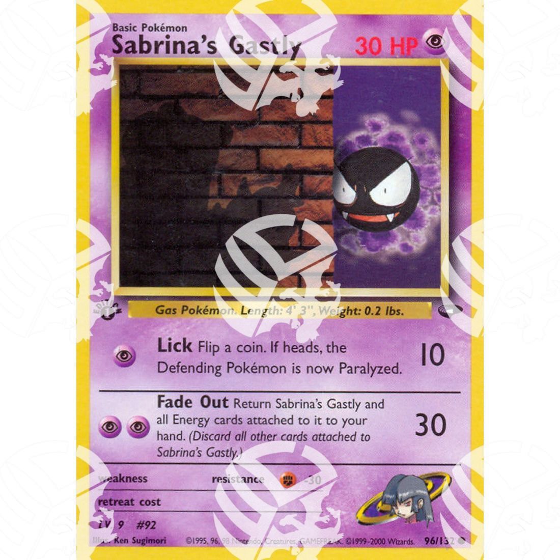 Gym Challenge - Sabrina's Gastly - 96/132 - Warcard - Gym Challenge - Sabrina's Gastly - 96/132 i prezzi più bassi sul mercato, solo da www.warcardshop.com! Carte singole, box, buste e mazzi.