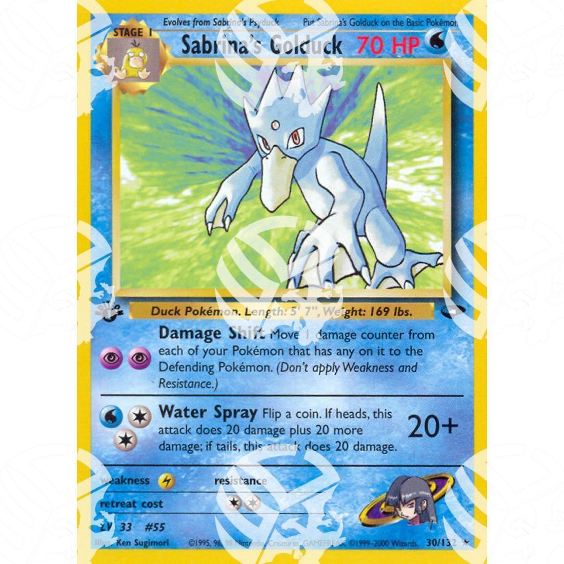 Gym Challenge - Sabrina's Golduck - 30/132 - Warcard - Gym Challenge - Sabrina's Golduck - 30/132 i prezzi più bassi sul mercato, solo da www.warcardshop.com! Carte singole, box, buste e mazzi.