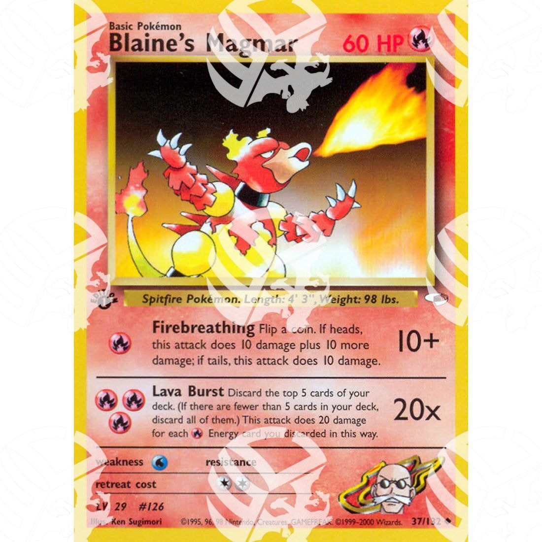 Gym Heroes - Blaine's Magmar - 37/132 - Warcard - Gym Heroes - Blaine's Magmar - 37/132 i prezzi più bassi sul mercato, solo da www.warcardshop.com! Carte singole, box, buste e mazzi.