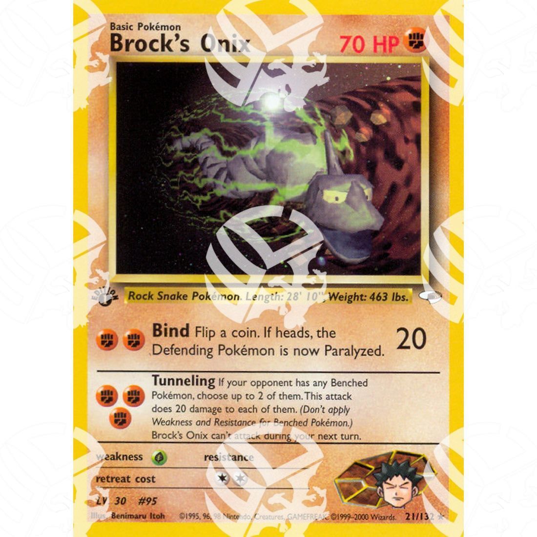 Gym Heroes - Brock's Onix - 21/132 - Warcard - Gym Heroes - Brock's Onix - 21/132 i prezzi più bassi sul mercato, solo da www.warcardshop.com! Carte singole, box, buste e mazzi.