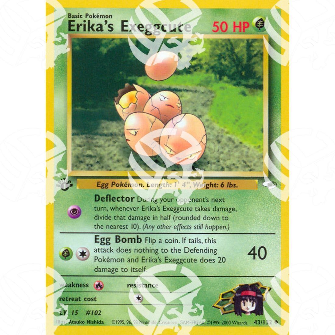 Gym Heroes - Erika's Exeggcute - 43/132 - Warcard - Gym Heroes - Erika's Exeggcute - 43/132 i prezzi più bassi sul mercato, solo da www.warcardshop.com! Carte singole, box, buste e mazzi.