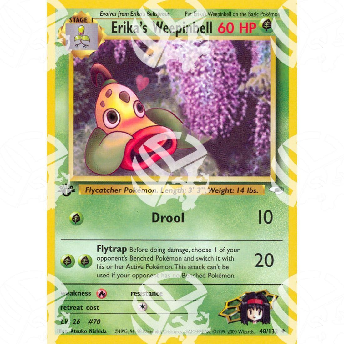 Gym Heroes - Erika's Weepinbell - 48/132 - Warcard - Gym Heroes - Erika's Weepinbell - 48/132 i prezzi più bassi sul mercato, solo da www.warcardshop.com! Carte singole, box, buste e mazzi.